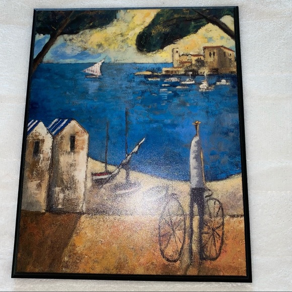 Didier Lourenco Set of 2 Wooden Wall Paintings - Picture 6 of 11